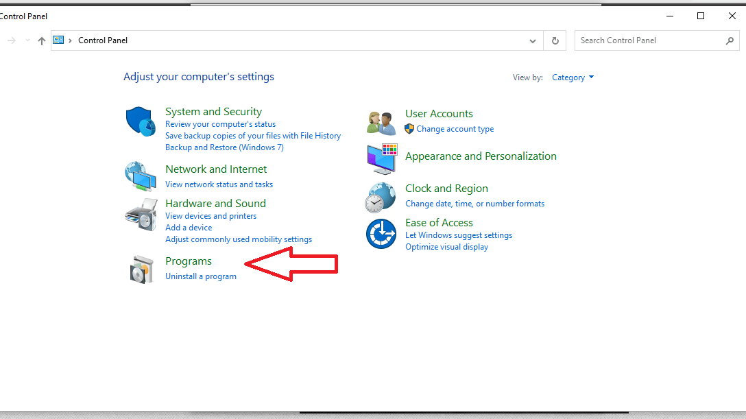 windows programs
