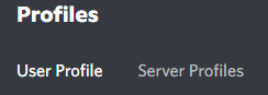 Go to server profiles