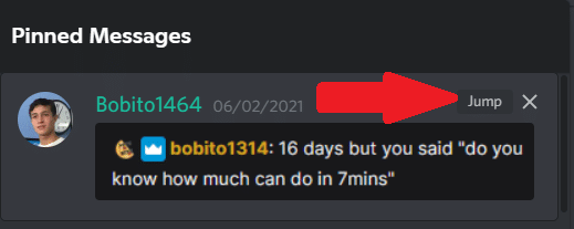Jump to pinned message
