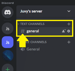 Text channel