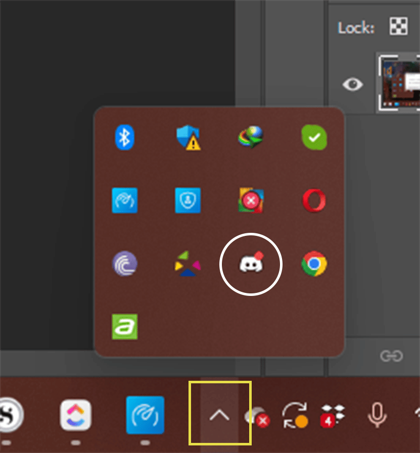 desktop taskbar