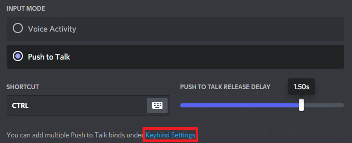 Keyband Settings