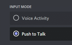 Push to Talk