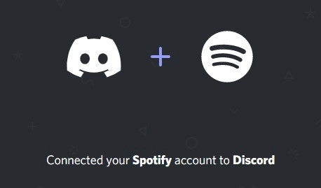 Spotify and Discord linked