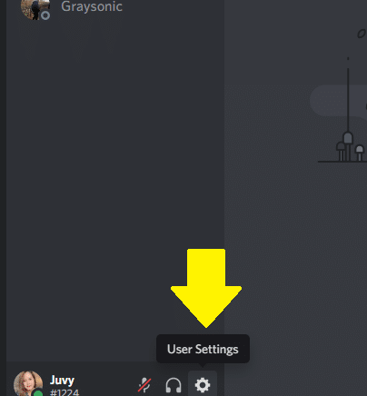 User settings desktop