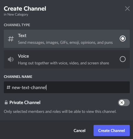 channel name discord