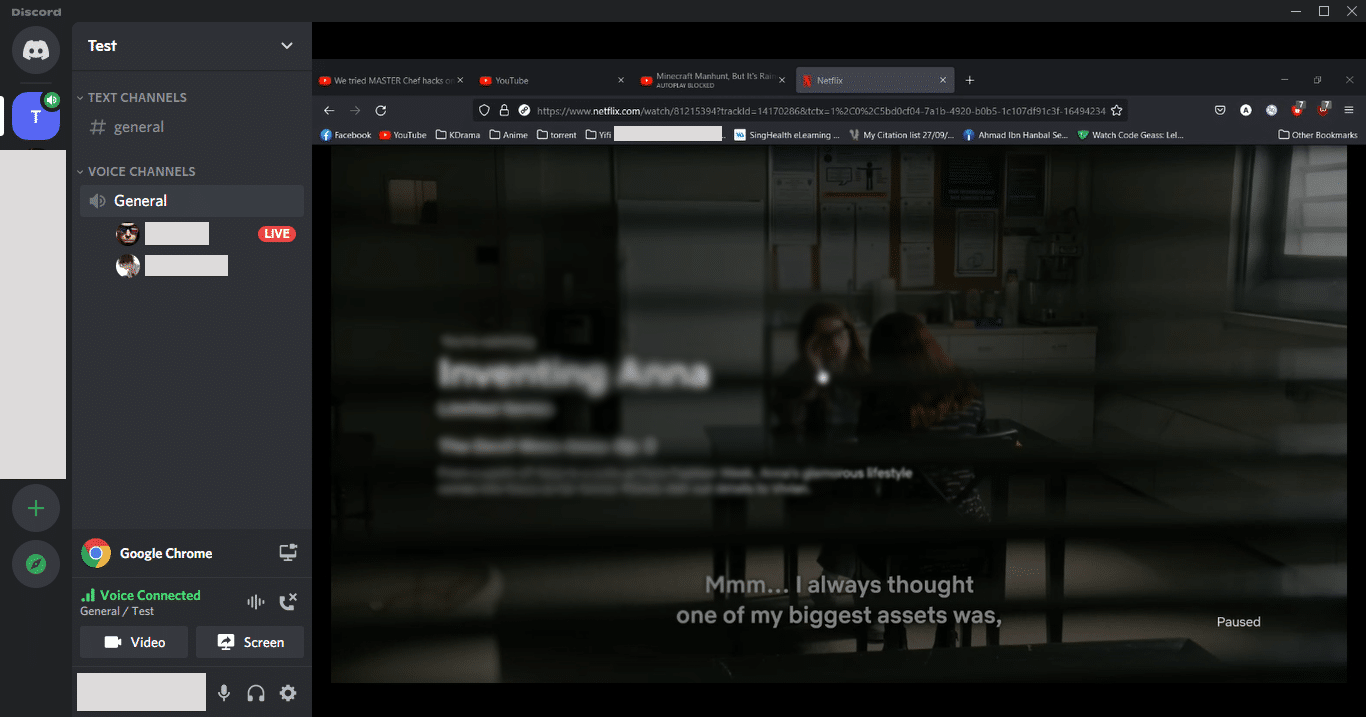 Open Netflix on your browser of choice