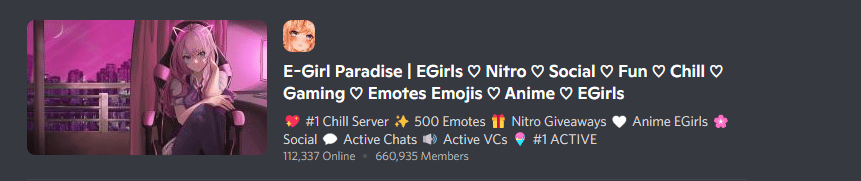 e-girl paradise banner