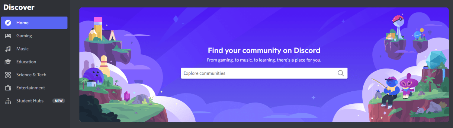 find your community on discord