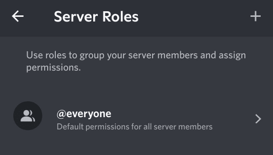 server roles discord