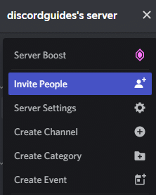 Select Invite People