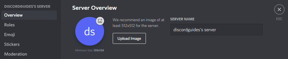 You can change your server icon in server settings