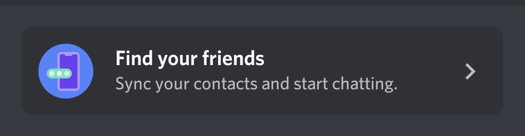find your friends on Discord