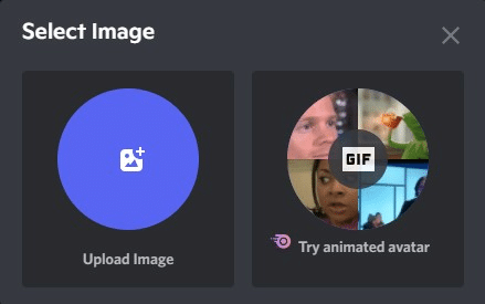 discord profile select image