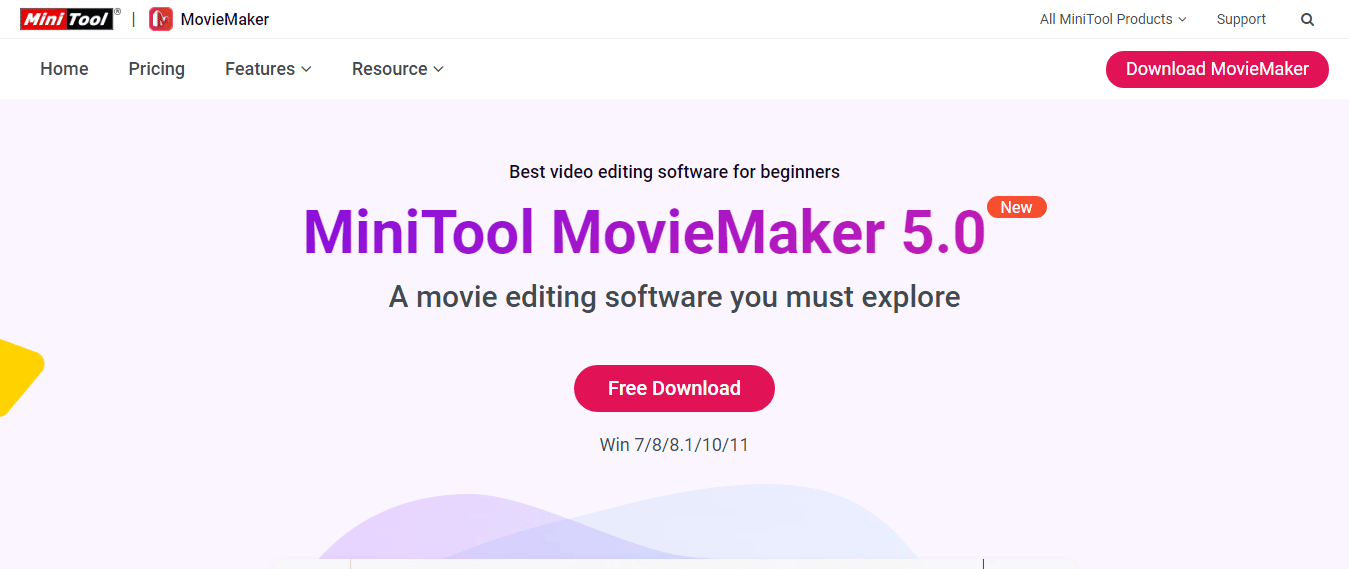 minitool moviemaker 5.0