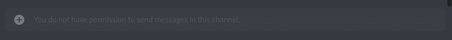 Read-only channel text box