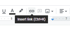 Google doc hyperlink