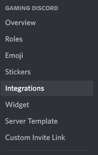 Server settings integration