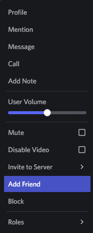 Discord add friend