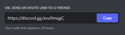 Discord invite