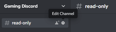 Discord edit channel