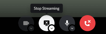Discord stop streaming