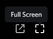 Discord fullscreen button