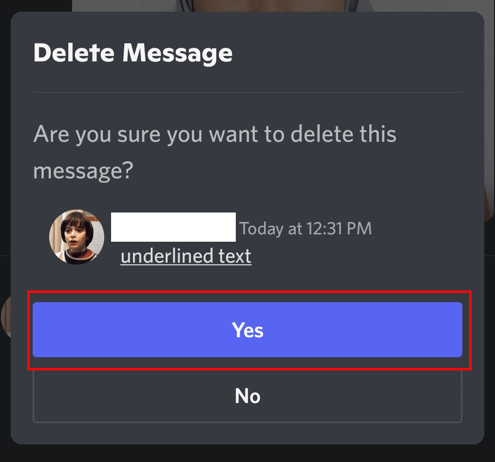 delete message discord mobile