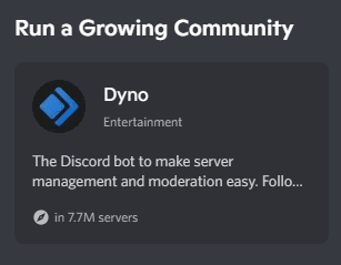 Dyno bot