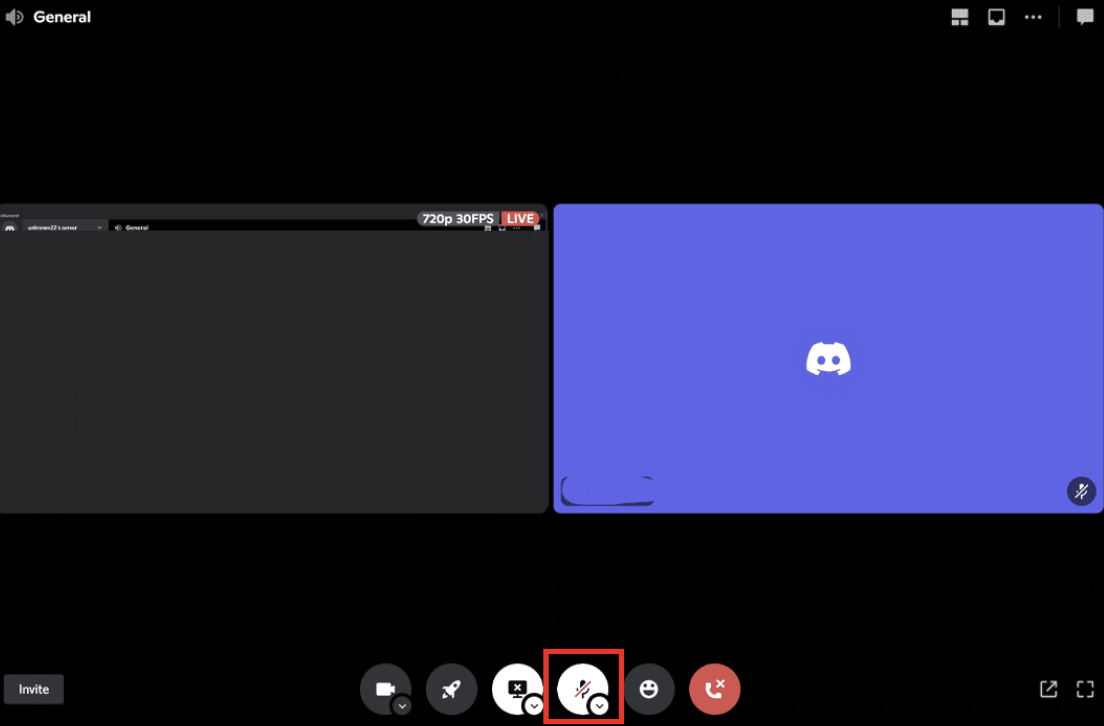 Muting yourself during Discord's Go Live