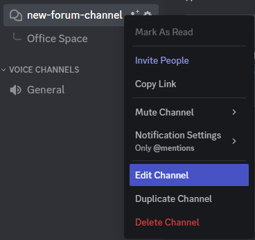 edit channel